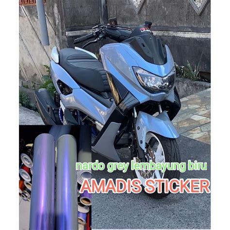 Jual Stiker Skotlet Nardo Grey Lembayung Biru Scotlite Motor Magic