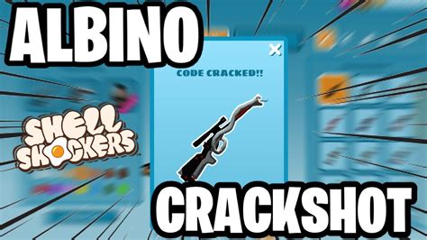 Albino Crackshot Code Crack Clips Shell Shockers Leegamestore