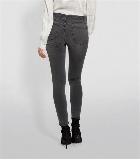 Frame Black Le High Skinny Jeans Harrods Uk