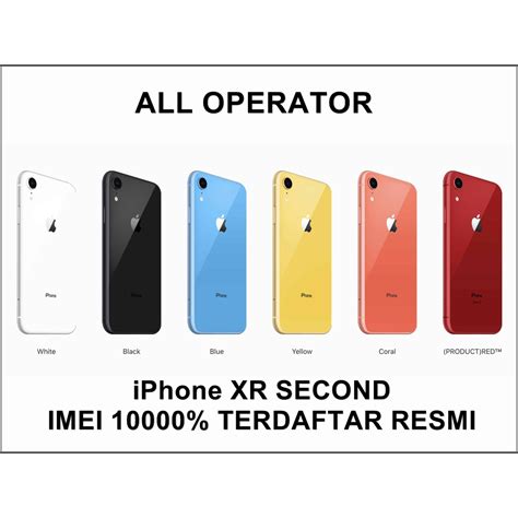 Jual Iphone Xr Gb Gb Gb Second Bekas Fullset Mulus Like