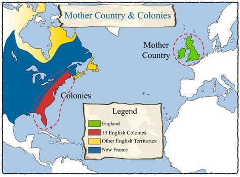 English colonies - Societies and Territories