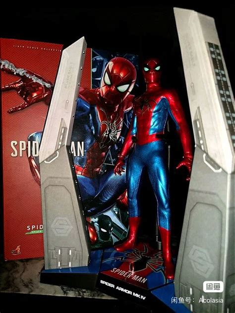 Spiderman Armor Mk Iv Suit Hot Toys Marvel Acheter Sur Ricardo
