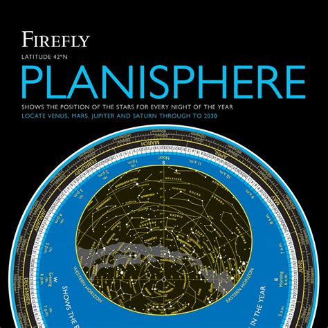 Firefly Planisphere Latitude Degrees North Scagell Robin Tirion