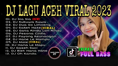 Dj Aceh Full Album Dj Sia Sia Full Bass Viral Tiktok Terbaru 2023