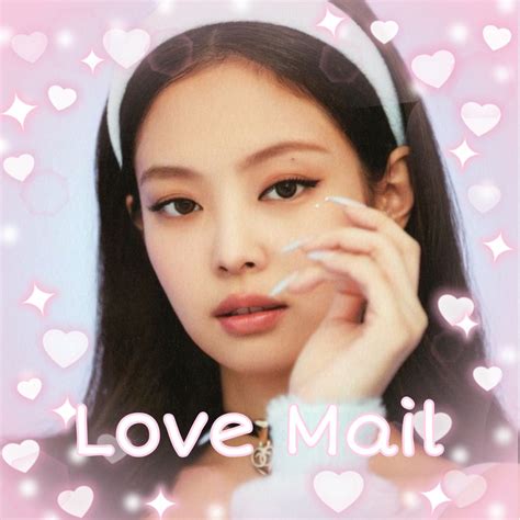 Jennie Love Mail ʚɞ in 2023 Love mail Pop stickers Photo cards