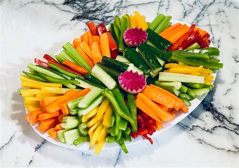 Vegetable Platter Medium Crudités Sticks Batons Biviano Direct