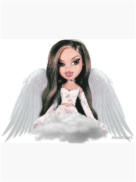 Y2k Doll Bratz Angel Cloud Pink White 2000s Aesthetic Tumblr Brunette