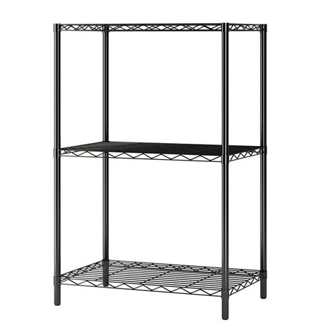 Winado 3 Tier 24 W X 14 D X 33 5 H Metal Shelf Adjustable Garage