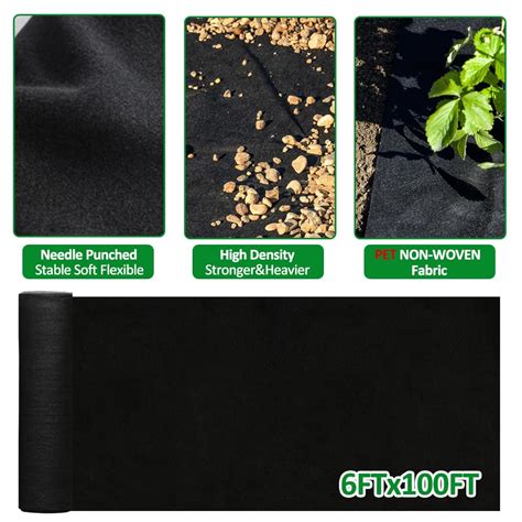 Ft Ft Oz Non Woven Geotextile Landscape Fabric Pp Drainage N