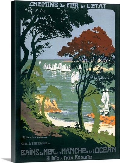 Chemins De Fer De LEtat Vintage Poster By Julien Lacaze Vintage