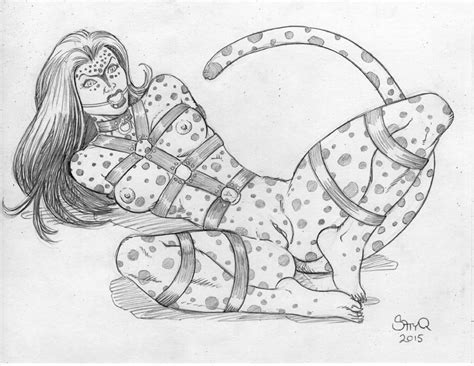 Cheetah Bondage Art Cheetah Naked Supervillain Images Luscious