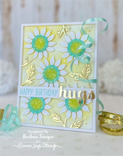 Sunflower Hugs Card By Barbara Tarayao At Splitcoaststampers