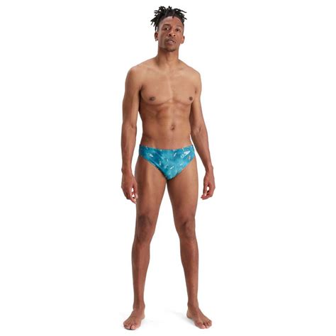 Speedo Bañador Slip Escape 5 cm Azul Swiminn