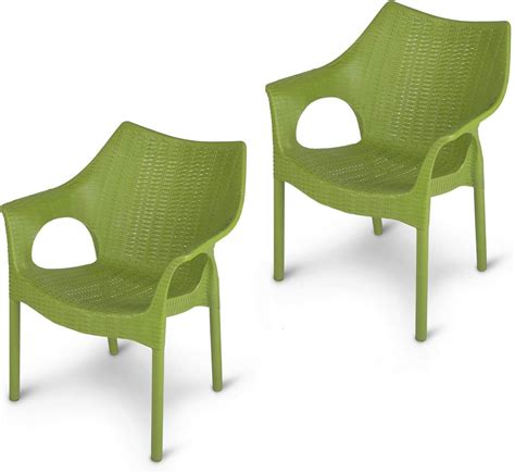 Supreme Cambridge Plastic Chairs For Home Outdoor Garden Set Of