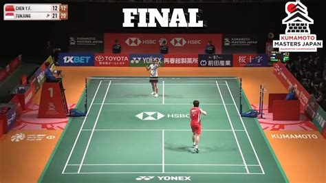 Juara🏆 Gregoria Mariska Tunjung Vs Chen Yu Fei Kumamoto Masters Japan