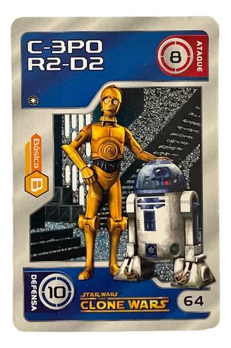 Tarjeta C Po Y R D Star Wars Clone Wars Cards Sabritas Mercadolibre