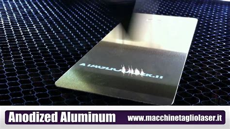 Incisione Di Alluminio Anodizzato Con Laser CO2 YouTube