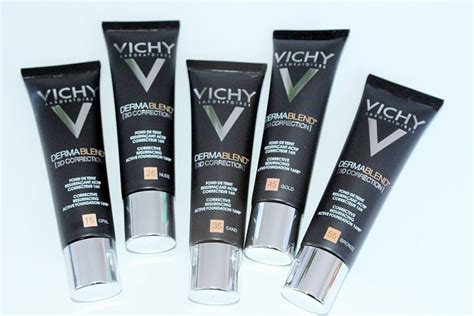 Vichy Dermablend 3D Foundation Review & Swatches