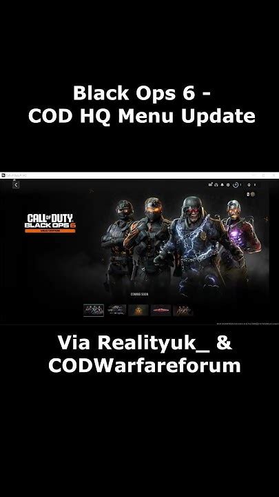 Black Ops 6 Main Menu Update Cod Hq Ui Music And Pre Order Cod Bo6 2024 Menu Update Call Of Duty