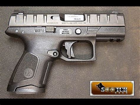 New Beretta Apx Compact Mm Review Youtube