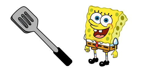 SpongeBob Squarepants & Spatula Cursor - Sweezy Custom Cursors