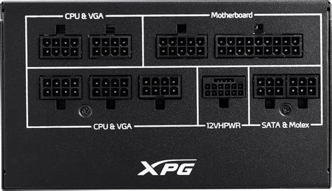 XPG Fuente de alimentación modular Core Reactor II ATX3 0 80 Plus Gold