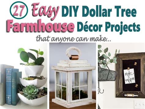 Diy dollar tree farmhouse decor - juluwith