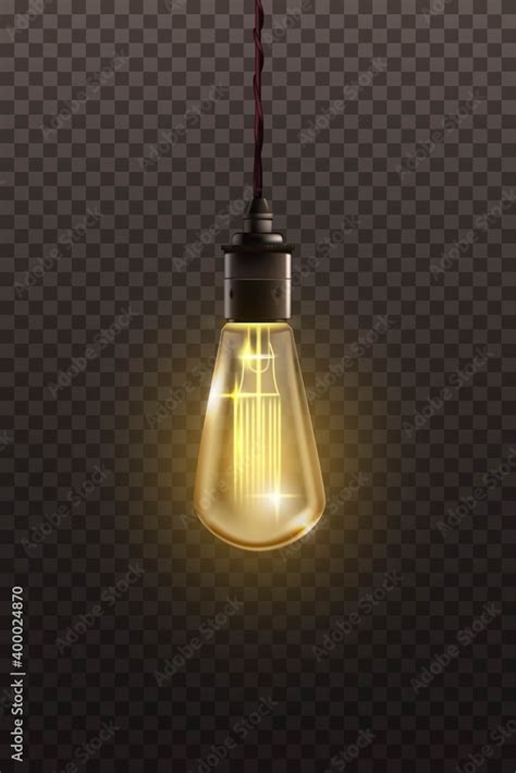 Vintage Lightbulb Png