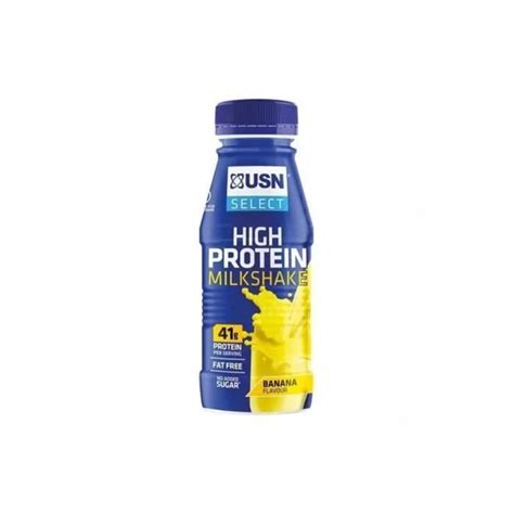 Select high protein milkshake 500ml Boissons protéinées Banane USN