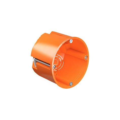 Kaiser Hohlwand Geräte Verbindungsdose O range D 68mm T 62mm orange