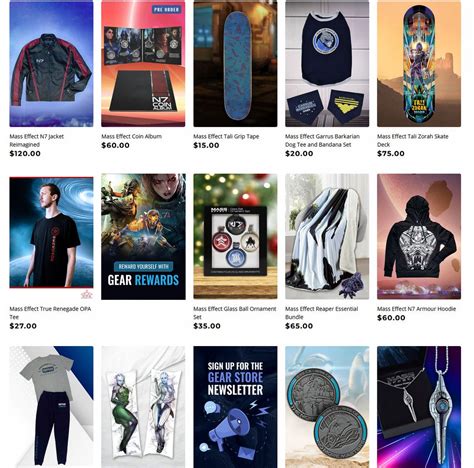 Off Mass Effect Merchandise Via Bioware Store Price Appears In