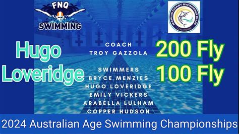 Marlin Coast Hugo Loveridge 2024 Australian Age Swimming