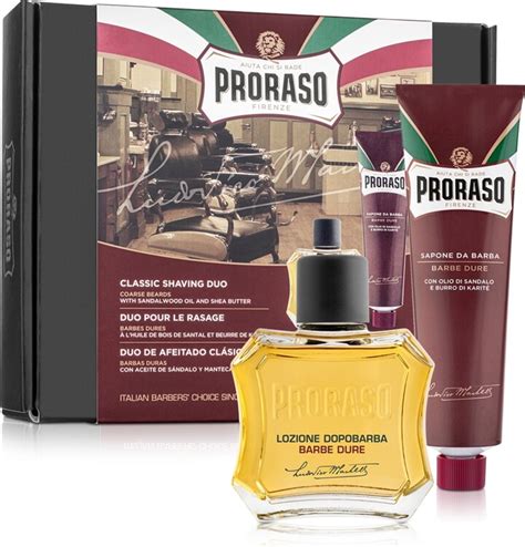 Proraso 2 Pc Classic Shaving Cream After Shave Lotion Set