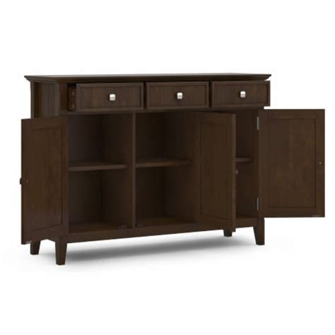 Simpli Home Acadian Wide Entryway Storage Cabinet Unit Fred Meyer