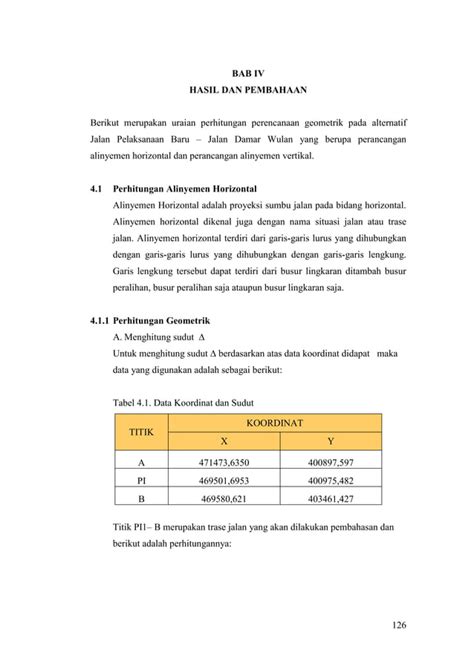 PERANCANGAN GEOMETRIK TEBAL PERKERASAN DRAINASE RAB PDF