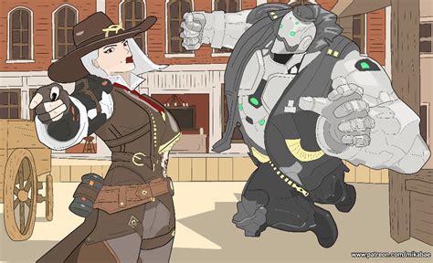 Ashe And Bob Overwatch By Mikabae On Deviantart