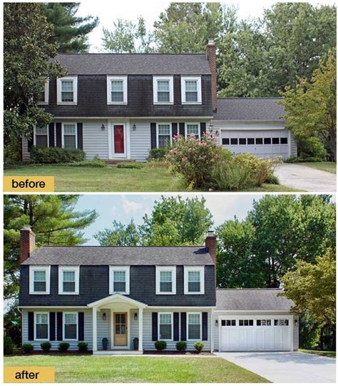 Modern Colonial House Exterior Colonial Front Door Dutch Colonial Homes Home Styles Exterior