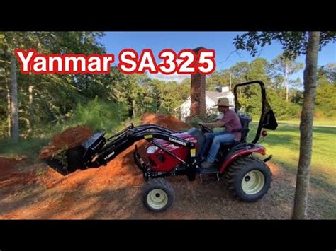 My First Project With My Yanmar SA325 Tractor With Front End Loader