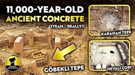 AMAZING 11 000 Year Old Concrete Artificial Stone at Göbekli Tepe