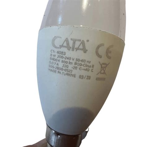 Cata CT 4083 8W 6400K Beyaz LED Buji Ampul E14 Duylu Fiyatı