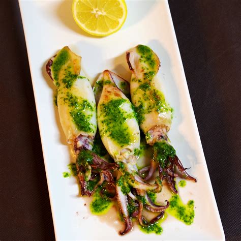 Calamares En Salsa Verde Con Aove Picual Oliva Oliva