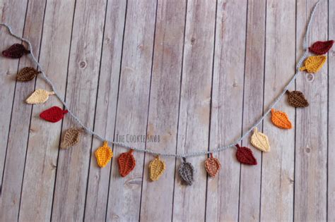 Fall Leaf Garland The Cookie Snob Fall Leaf Garland Leaf Garland