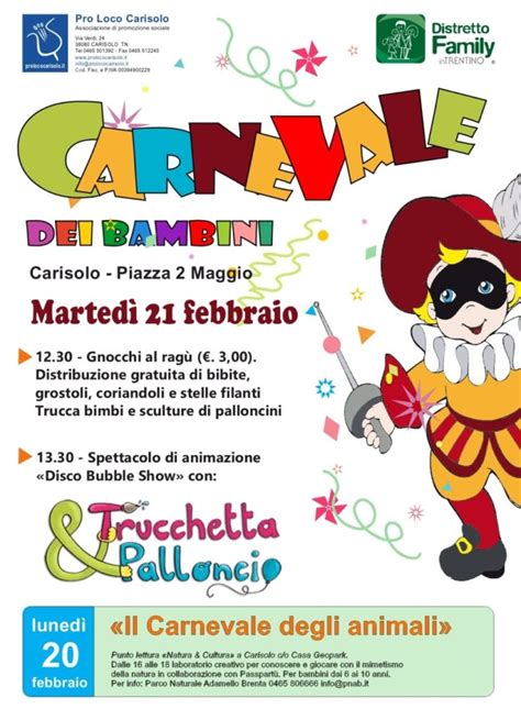 Carnevale Carisolese Dei Bambini Campane Di Pinzolo It