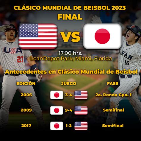 Ver Estados Unidos Vs Jap N Transmisi N Cl Sico Mundial De Beisbol