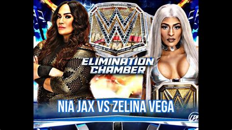 Wwe K Elimination Chamber Nia Jax Vs Zelina Vega Womens Championship