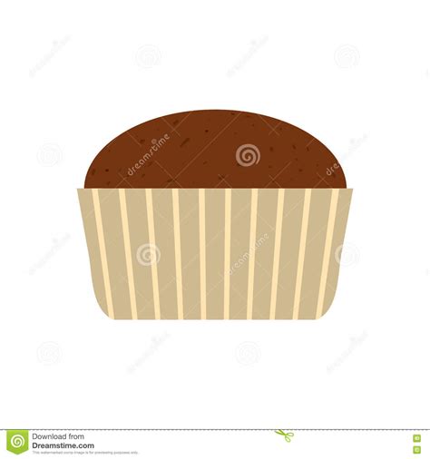 Delicious Cupcake Dessert Stock Vector Illustration Of Decorated