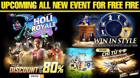 WHEEL OF EMOTE WEB EVENT OF FREE FIRE 80 DISCOUNT EVENT HOLI