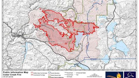 Cedar Creek Fire Grows To More Than 86700 Acres Fire Crews Making Progress Katu