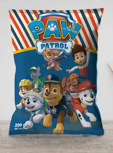 Bolsitas Golosineras Chip Bag Paw Patrol En Floresta