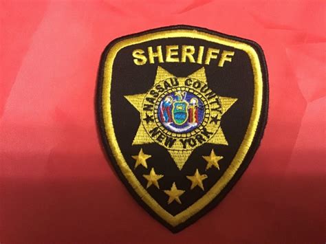 Patch Sheriff Nassau County New York Five Stars